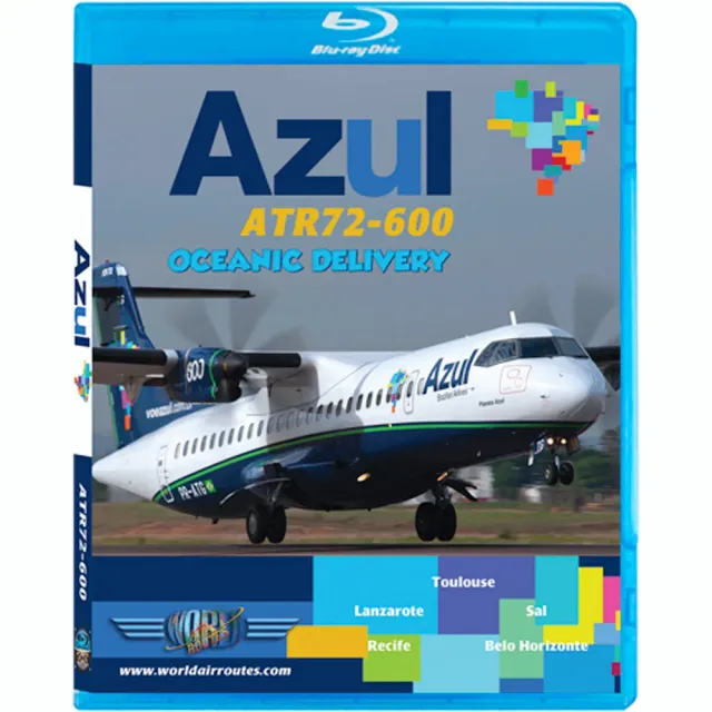 Just Planes Azul ATR72-600 Oceanic Delivery blu-ray