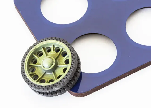 Rossagraph QuickWheel QW-158 målarmask 1:35 T-34/76 ICM