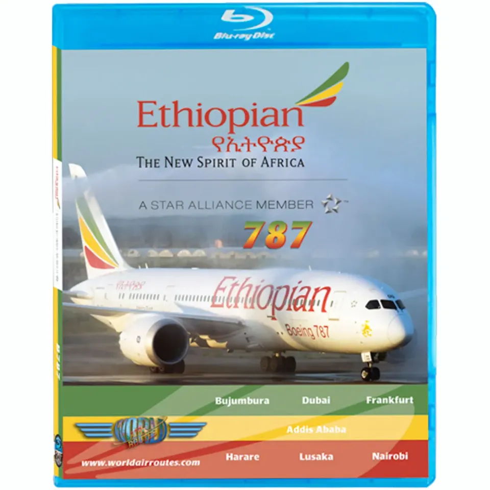 Ethiopian Airlines Boeing 787 blu-ray-film cockpit 270 min