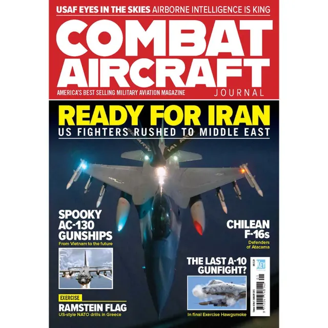 Combat Aircraft Journal januari 2025 tidning F-16