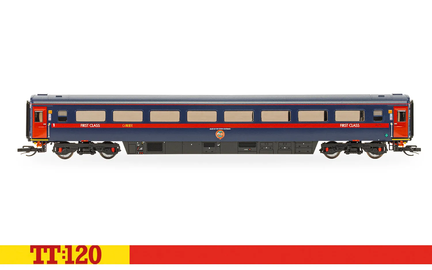 Hornby TT:120 GNER HST Mk3 TF 41170 vagn blå ECML