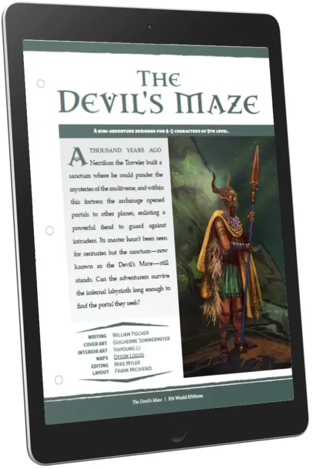 EN Publishing Devil's Maze miniaventyr-pdf niva 9