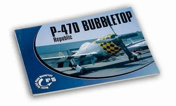 Rossagraph MDPM-15 P-47D Bubbletop modellbok mjukpärm 48 s