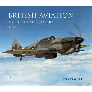 British Aviation First Half Century inbunden bok 192 s