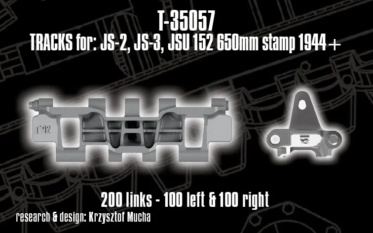 Rossagraph QuickTracks T-35057 band JS-2 1:35