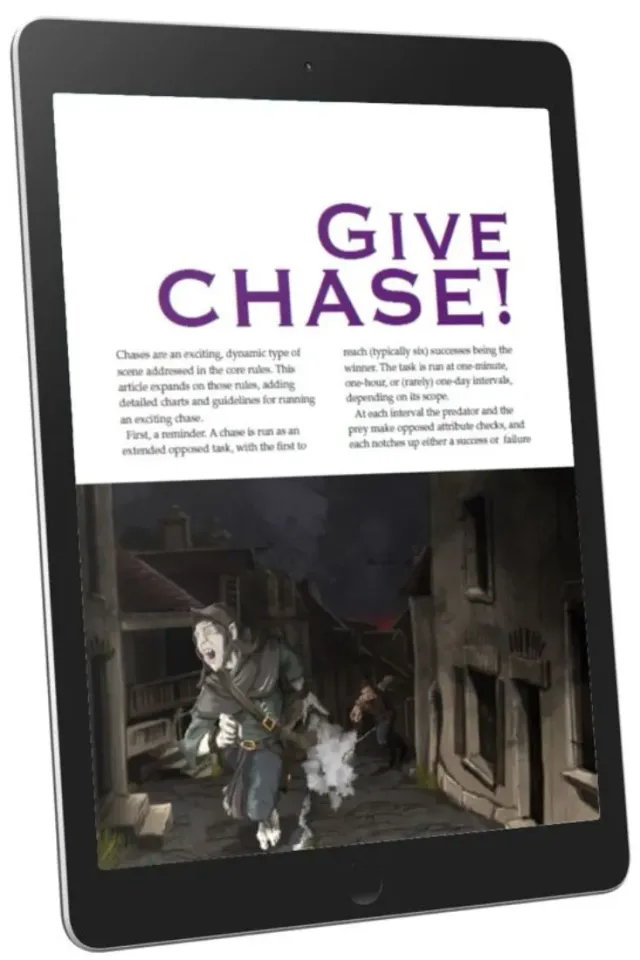 EN Publishing Give Chase WOIN regel PDF jakt