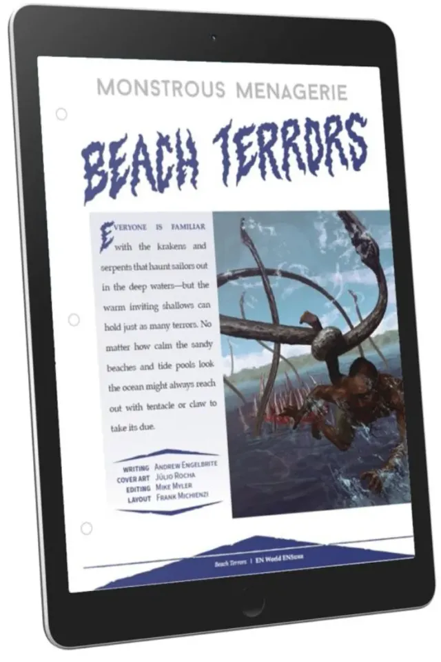 EN Publishing Beach Terrors monster PDF 5e