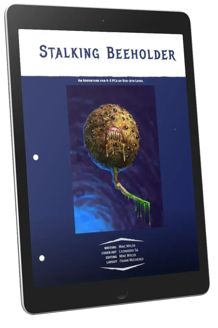 EN Publishing Stalking Beeholder äventyr PDF nivå 8-9