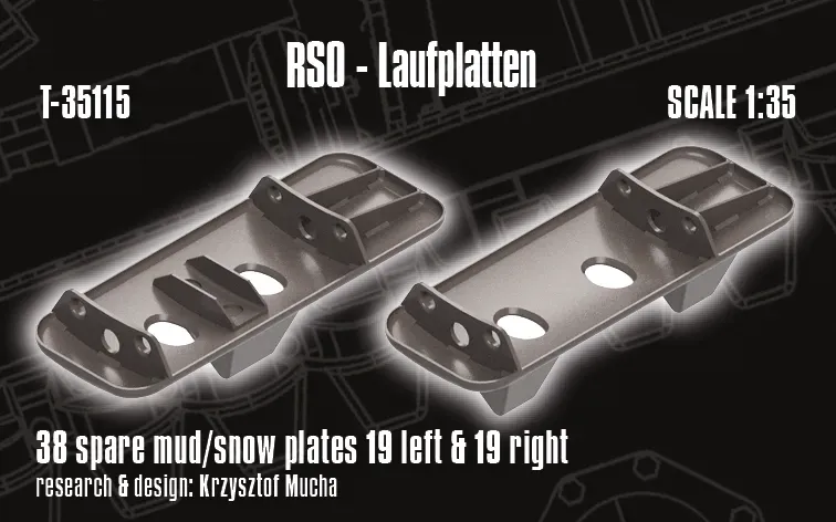 Rossagraph QuickTracks T-35115 RSO plattor 1:35