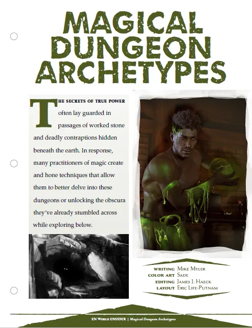 EN Publishing Magical Dungeon Archetypes supplement PDF