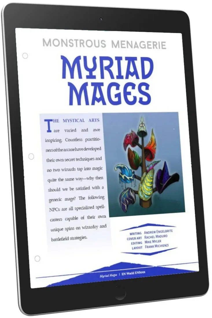 EN Publishing Myriad Mages rollspelsfigurer PDF D&D