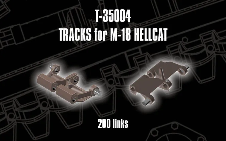 Rossagraph QuickTracks T-35004 M18 Hellcat larvband 1:35 resin