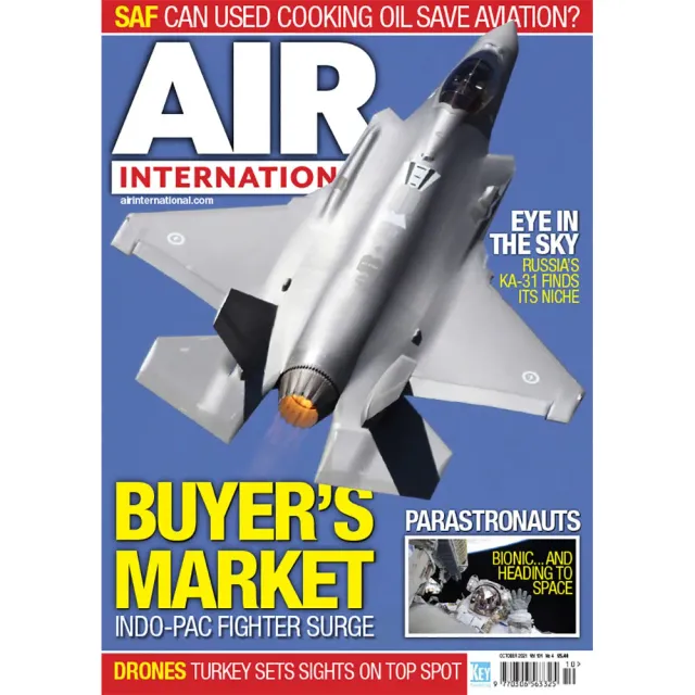 AIR International oktober 2021 tidning militärflyg