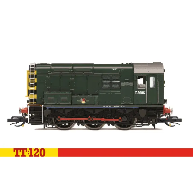 Hornby TT:120 Class 08 D3986 modellok BR grön