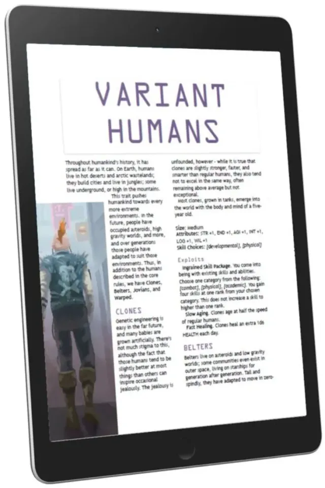 EN Publishing WOIN Variant Humans tillägg PDF
