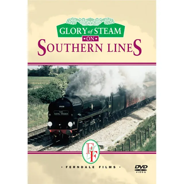 Key Glory of Steam Southern Lines dvd-film 45 min ånglok