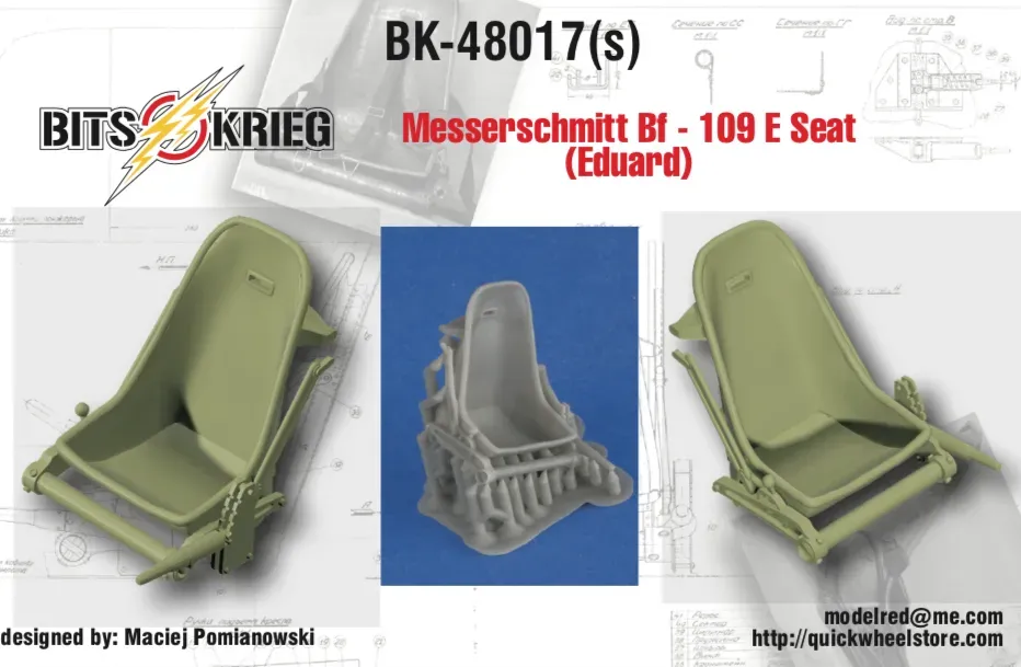 ROSSAGRAPH BitsKrieg BK48017S modellsits 1/48 resin