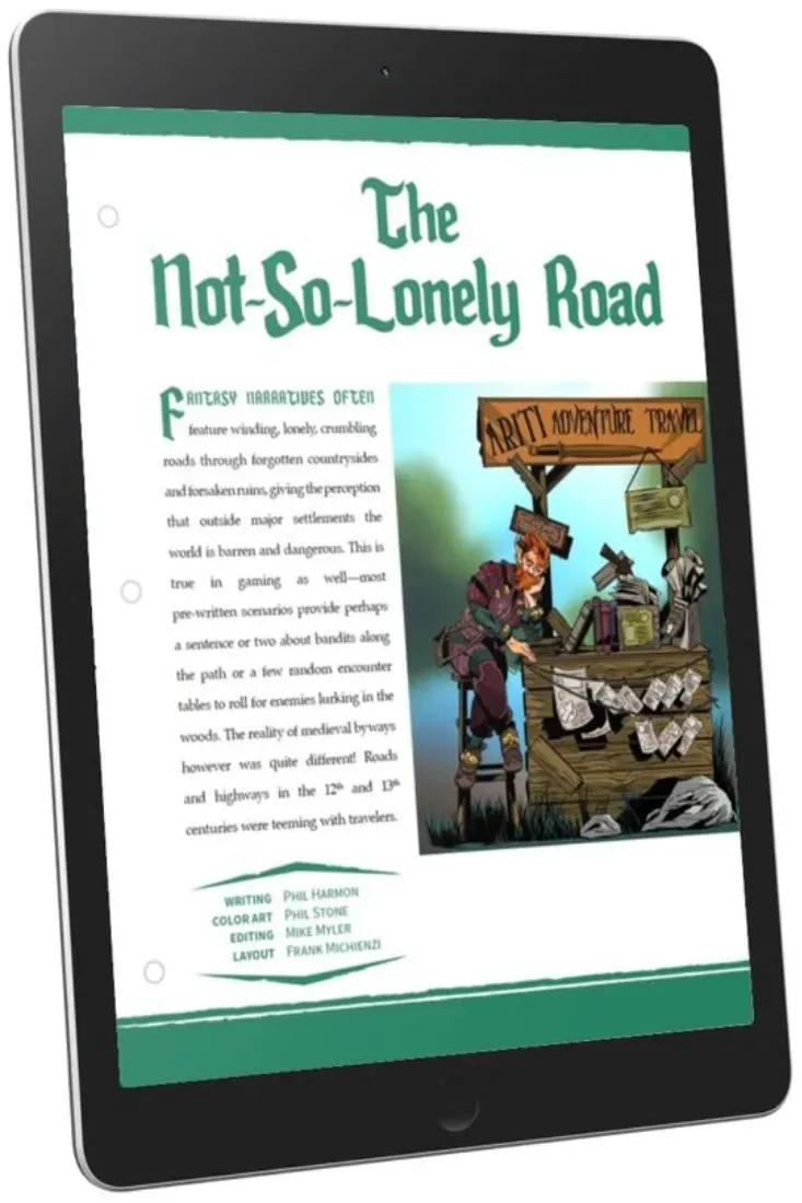 EN Publishing EONS The Not So Lonely Road rollspel PDF resor
