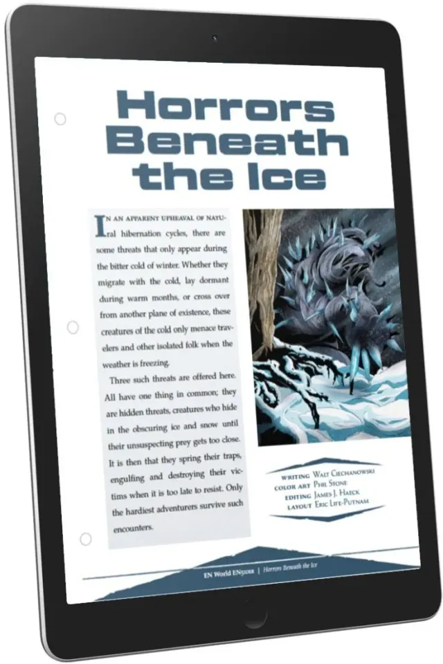 EN Publishing Horrors Beneath The Ice rollspel PDF ismonster