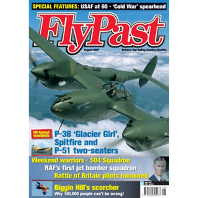 FlyPast August 2007 flygtidning Glacier Girl
