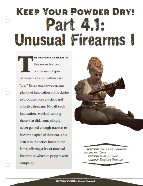 EN Publishing Keep Your Powder Dry Part 4 Unusual Firearms I vapen pdf