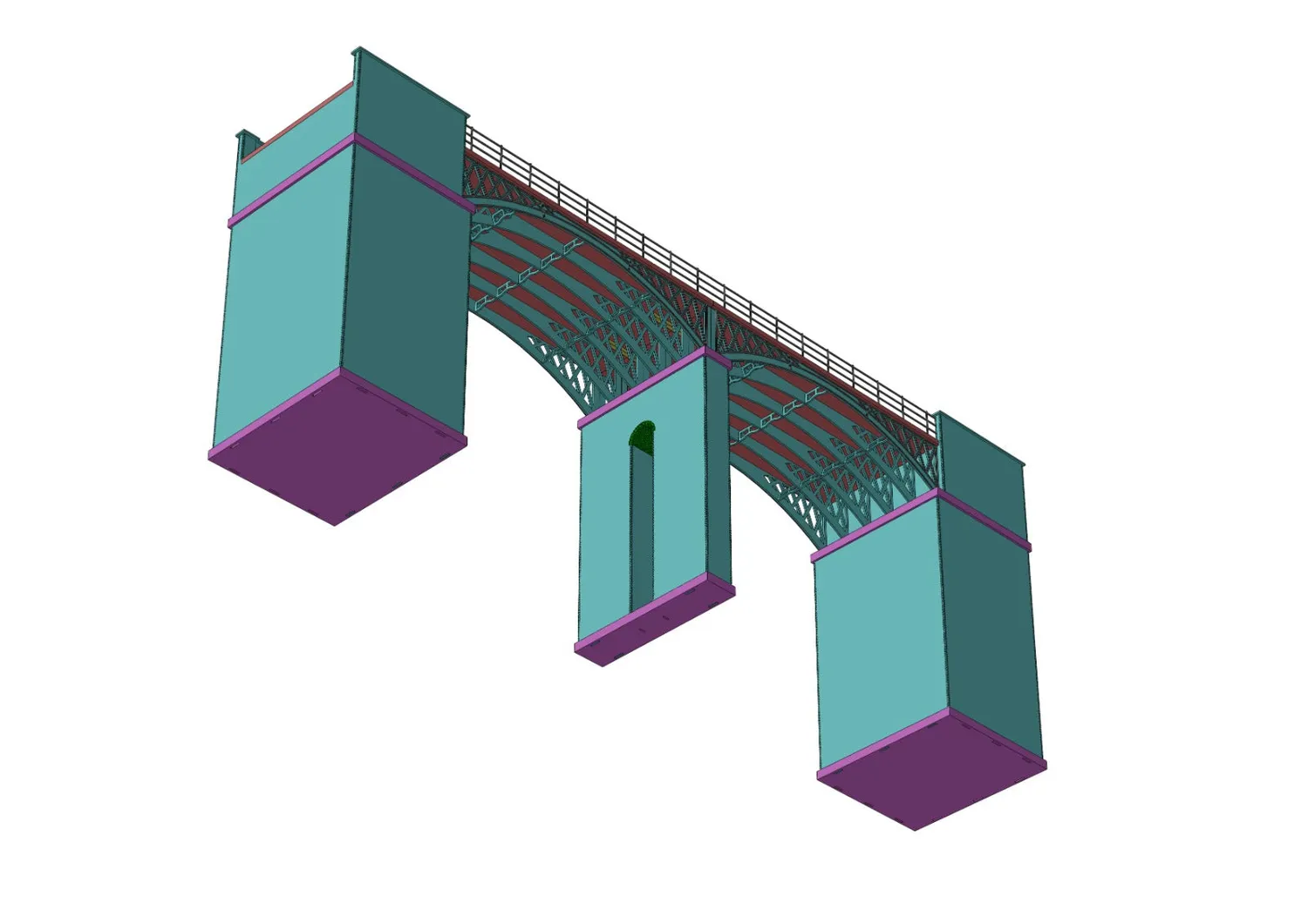 Key Model World TT:120 Outwood Viaduct byggsats dubbelbåge