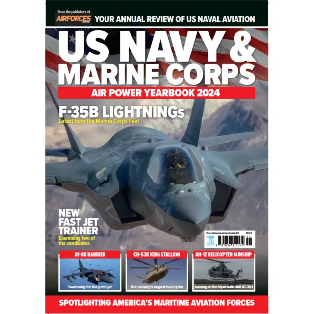 US Navy & Marine Corps Air Power Yearbook 2024 tidning militärflyg