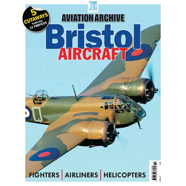 Aviation Archive Bristol Aircraft No 72 flygbok stridsflygplan