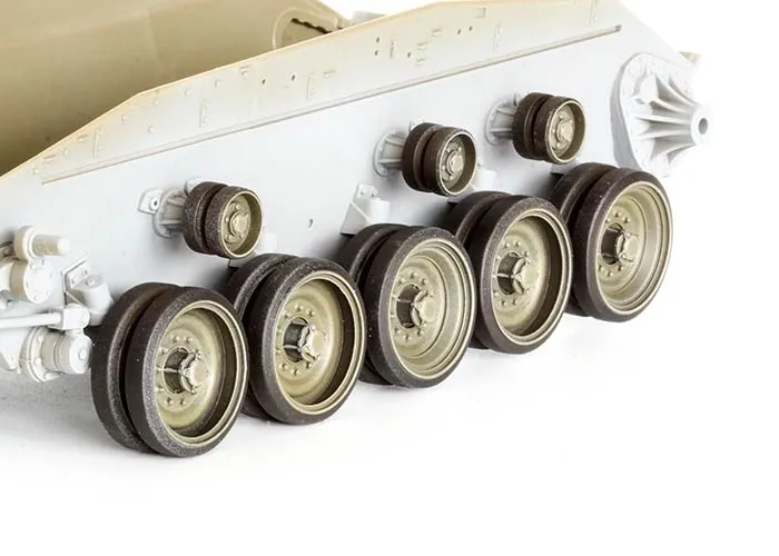 Rossagraph QuickWheel QW-149 målningsmask M24 Chaffee AFV