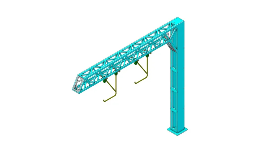 PJM Models Cantilever Gantry Triple Pack byggsats OO-skala