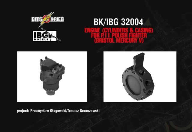 ROSSAGRAPH BitsKrieg BK/IBG32004 motor PZL P.11 1:32