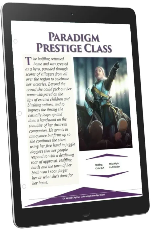 EN Publishing Paradigm Prestige Class rollspel PDF D&D 5e alv