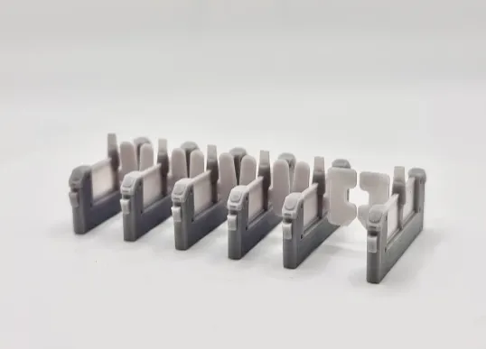Rusty Rails Modelling Ticket Barriers spärrar OO omålade 6-pack