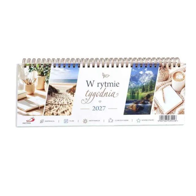 Sharon W rytmie tygodnia 2027 bordskalender veckoplan