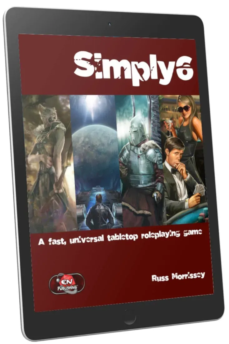 EN Publishing Simply6 A Fast Universal RPG rollspel softcover
