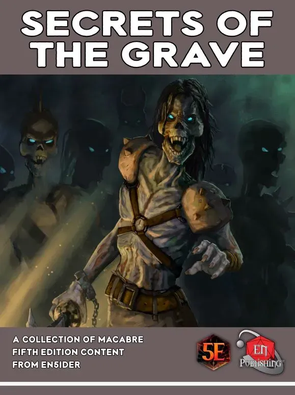 EN Publishing Secrets of the Grave bok mjukpärm + PDF