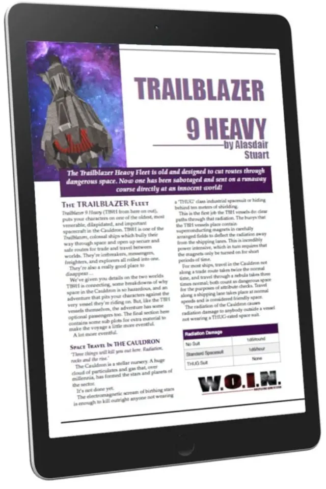 EN Publishing WOIN Trailblazer 9 Heavy äventyr PDF rymd