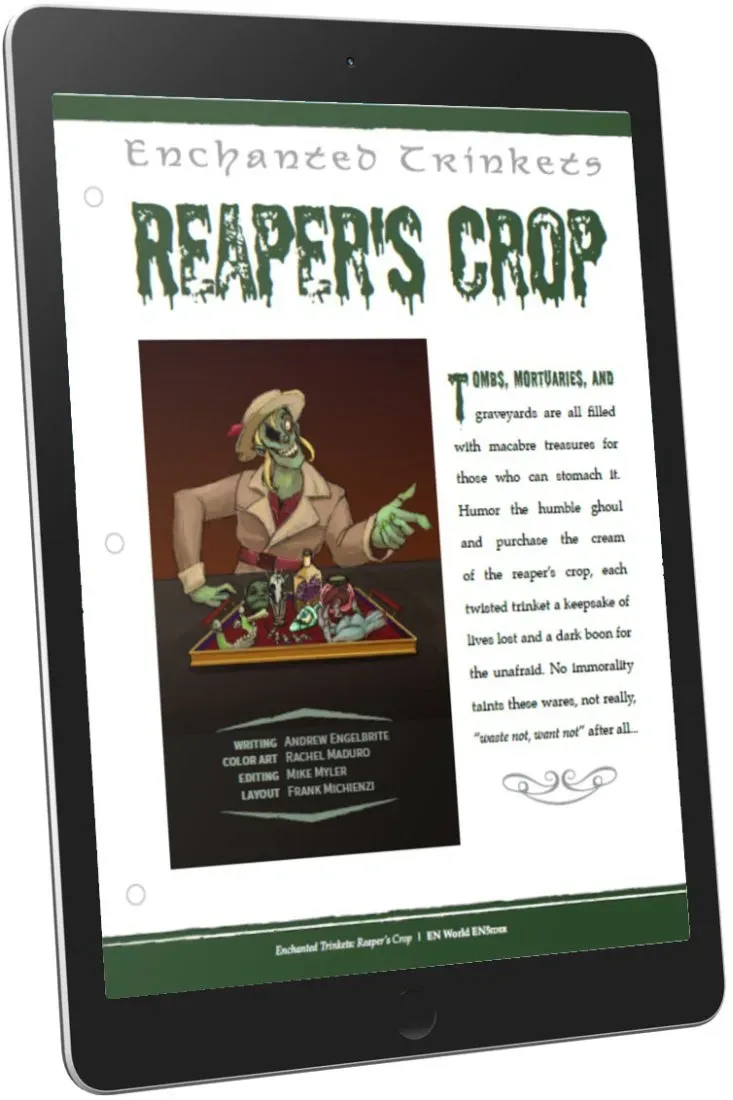 EN Publishing Enchanted Trinkets Reaper's Crop pryl-pdf skrack