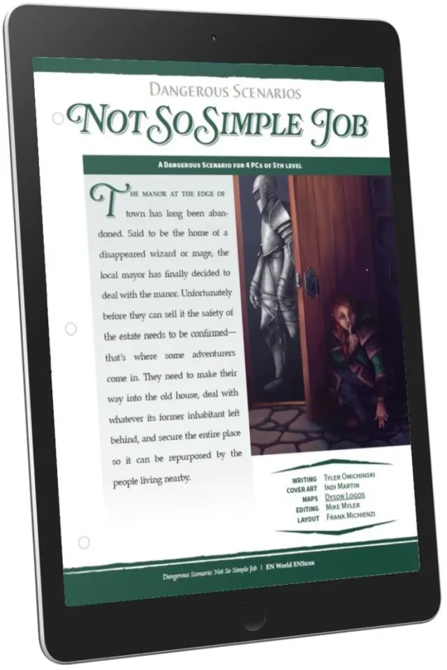 EN Publishing Not So Simple Job äventyr PDF nivå 5