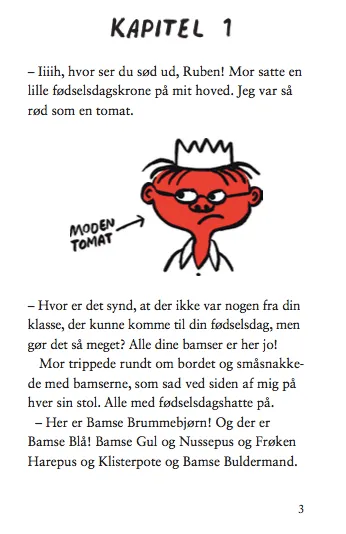 ABC Forlag Verdens værste fødselsdag kapitelbok