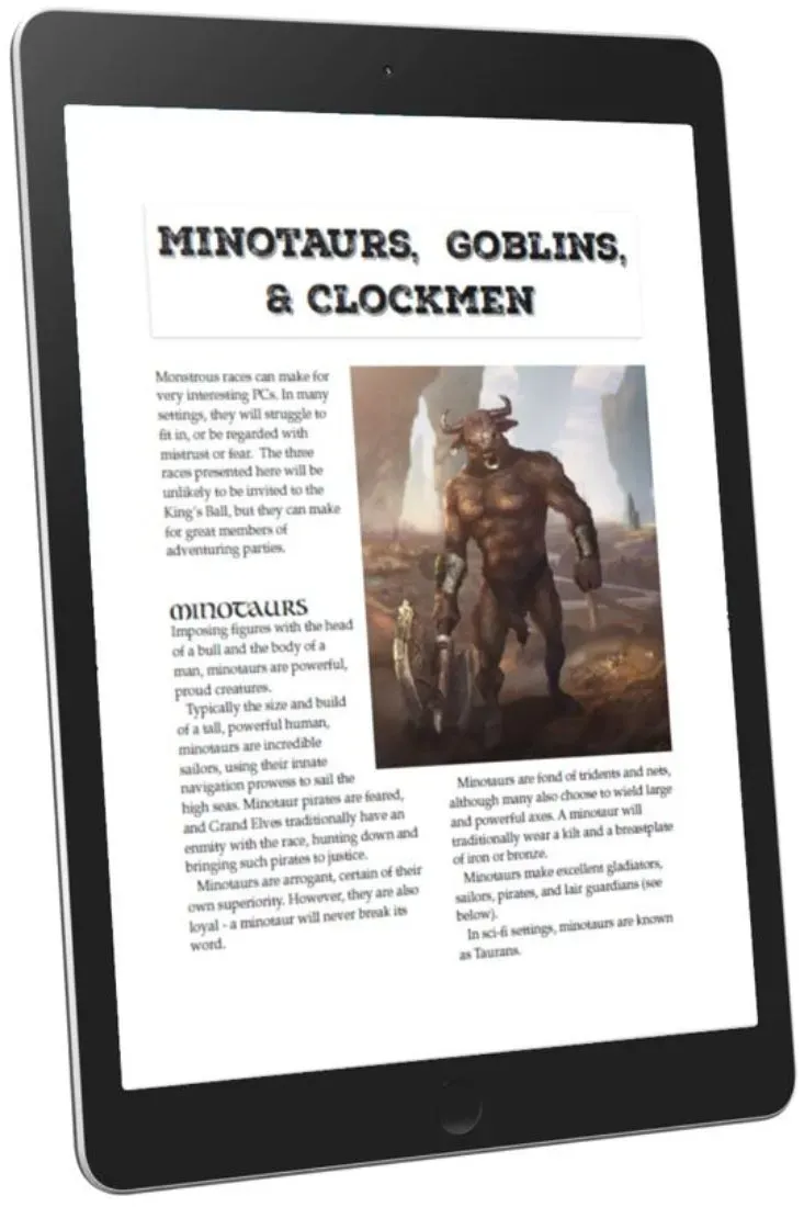 EN Publishing Minotaurs Goblins Clockmen pdf WOIN