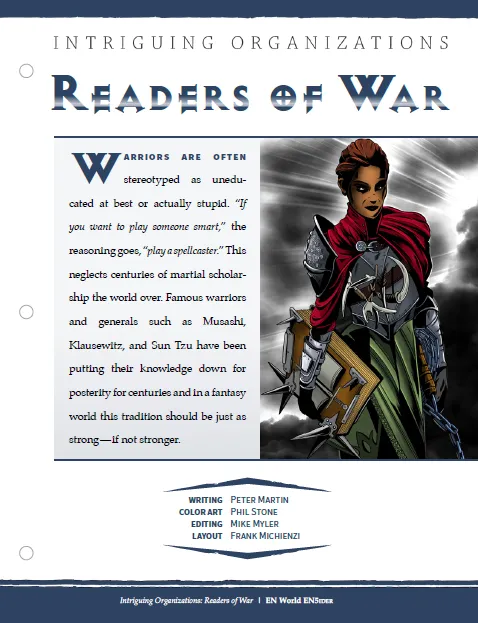 EN Publishing Intriguing Organizations Readers of War pdf krigarsekt