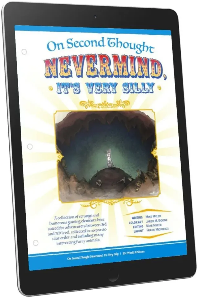 EN Publishing On Second Thought Nevermind It's Very Silly rollspels-pdf