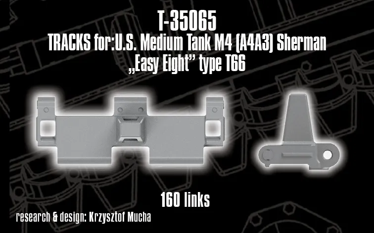 Rossagraph QuickTracks T-35065 bandset Sherman HVSS 1/35