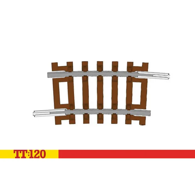 Hornby TT:120 TT8014 kurvspår 1st radius kvarts