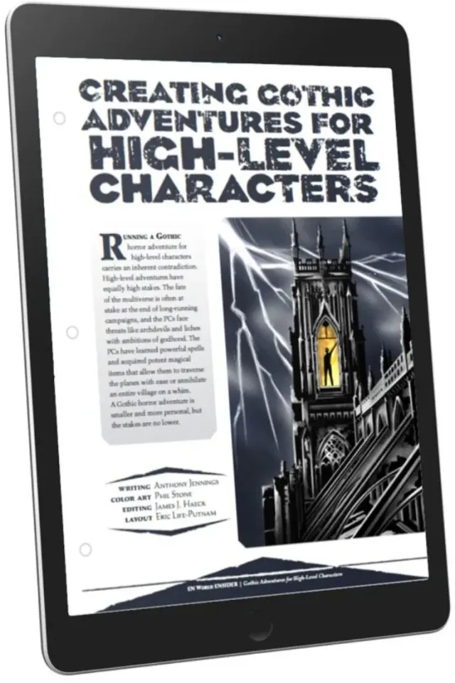 EN Publishing Creating Gothic Adventures rollspel PDF 5e