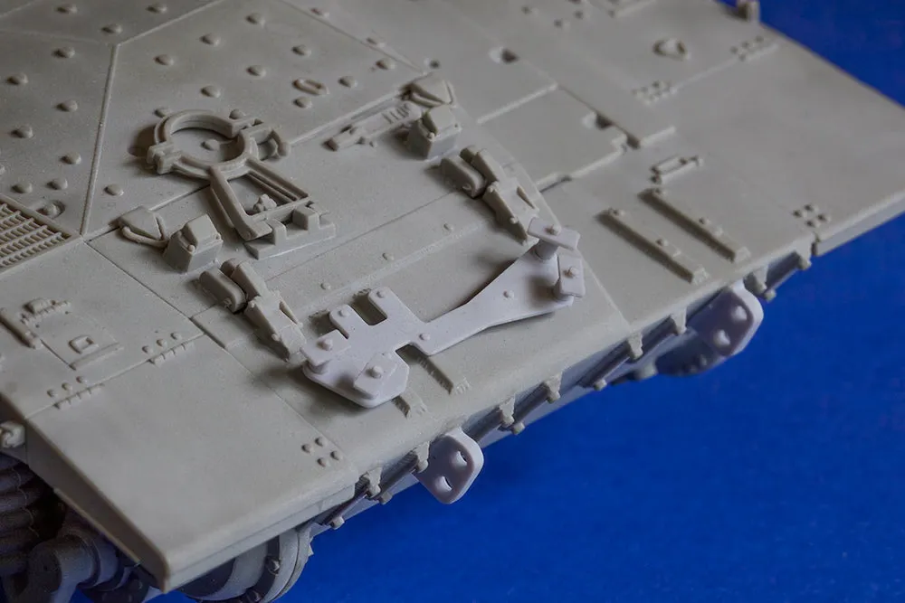 Rossagraph QW/DEP-35001 murbräcka byggsats Merkava 1:35 resin
