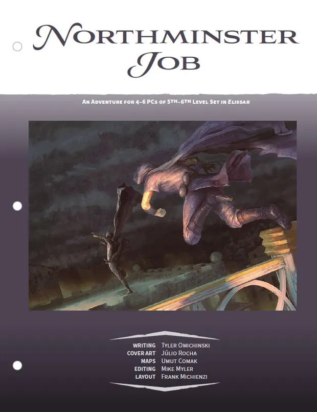 EN Publishing Northminster Job äventyr PDF nivå 5–6