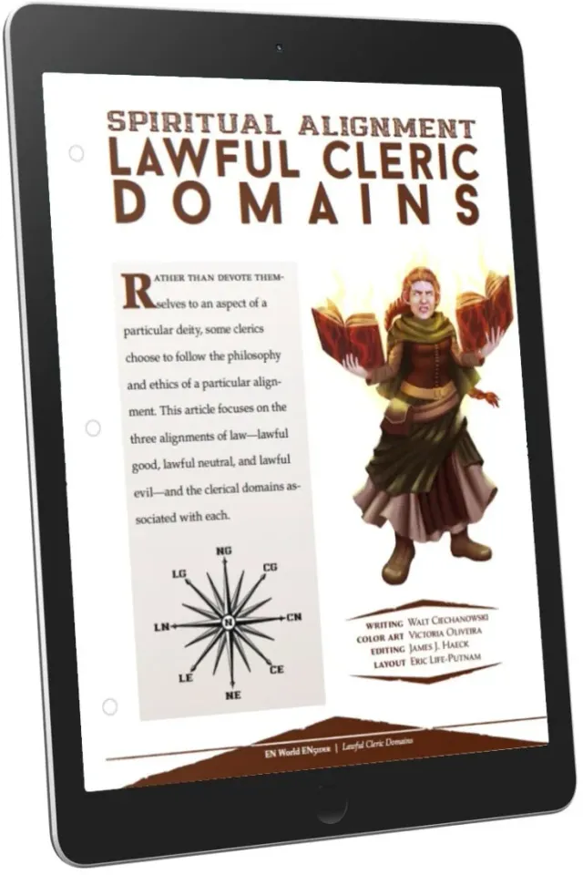 EN Publishing Spiritual Alignment Lawful Clerical Domains präst PDF