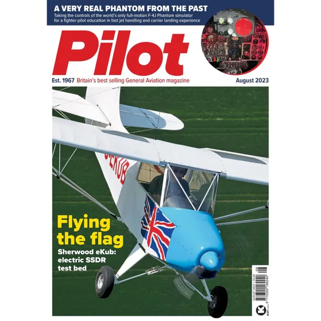 Pilot Magazine August 2023 tidning lösnummer elflyg